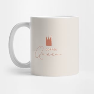 Coffee Queen in red letters Mug